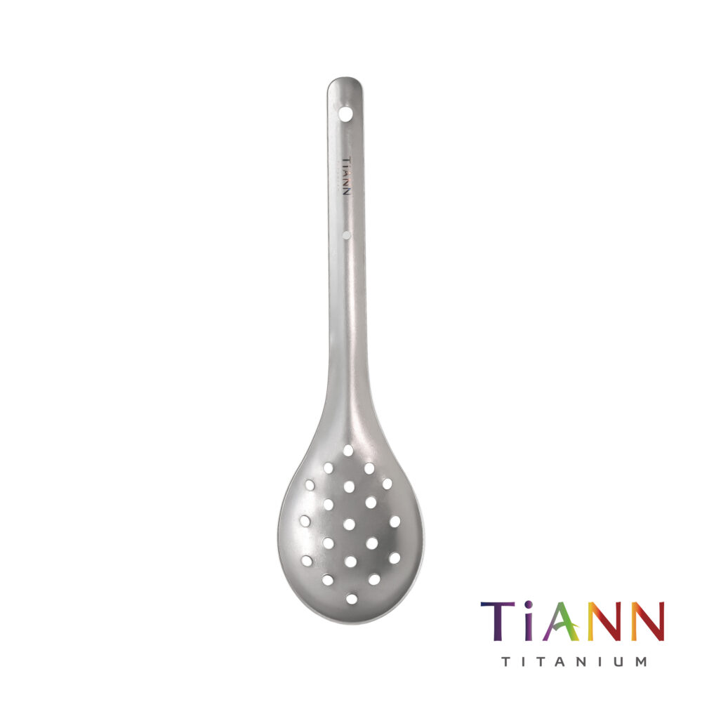 鈦勺子【鈦安純鈦餐具TiANN】台式火鍋漏勺