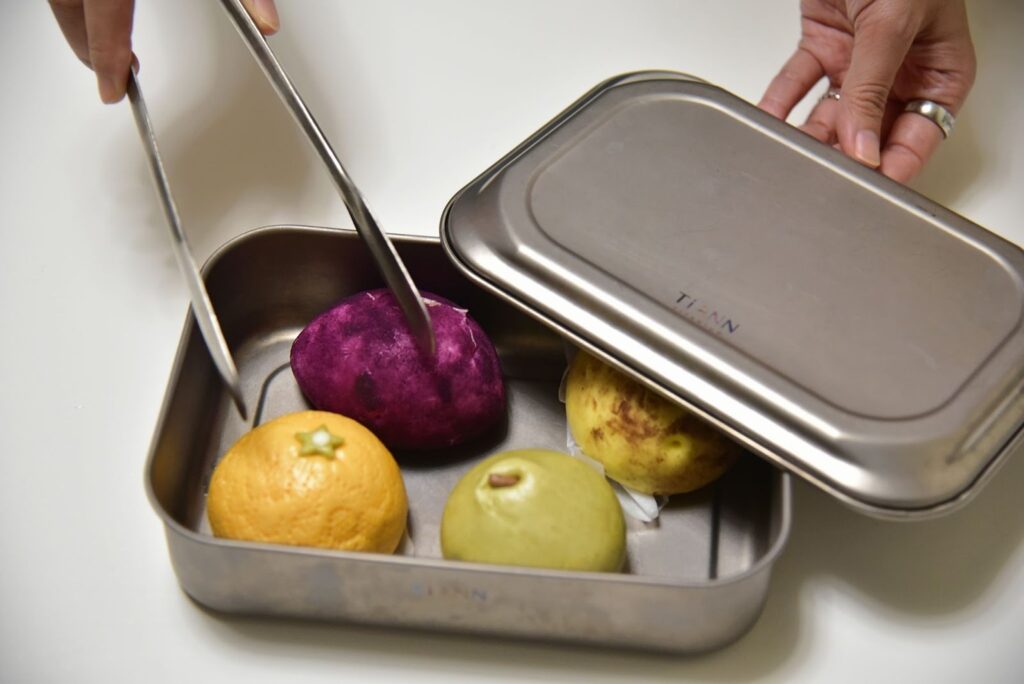 鈦安的日式便當盒大容量可以裝很多食物